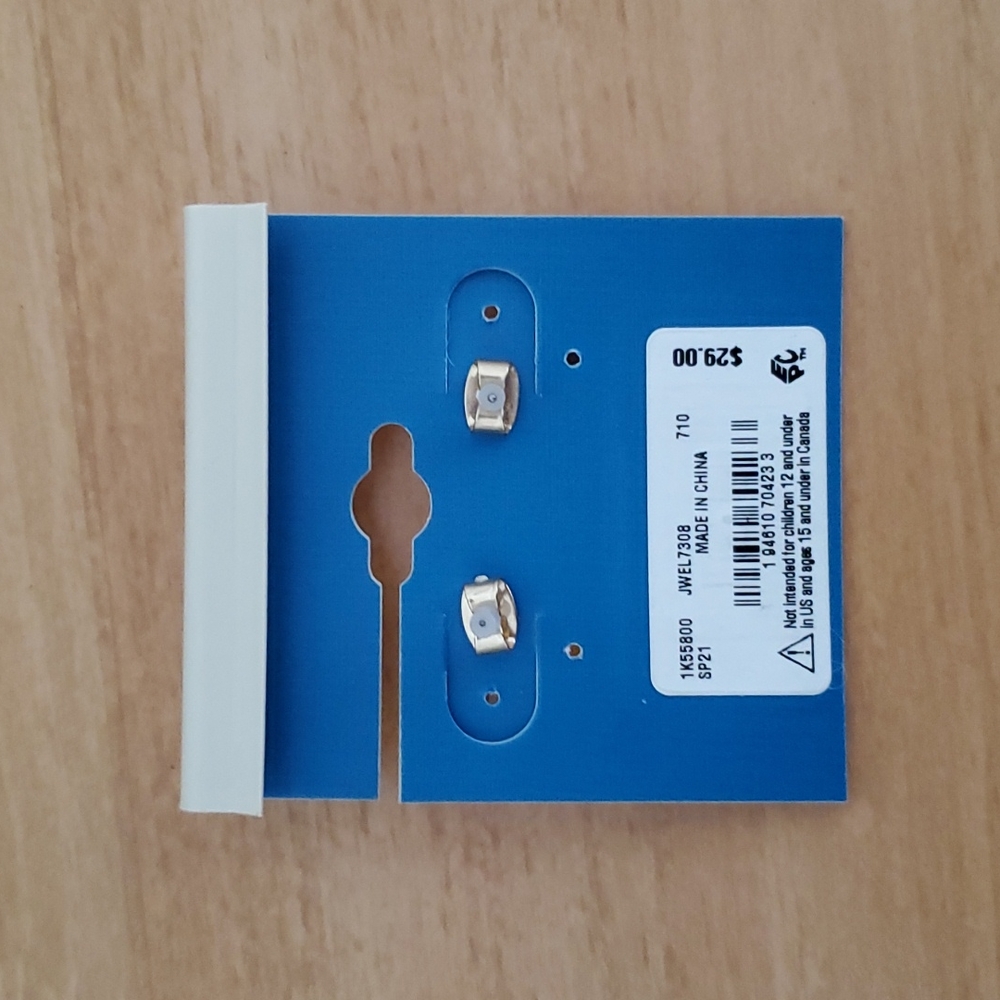 NWT Lucky Brand Heart & Circle Drop Earrings - Picture 4 of 5
